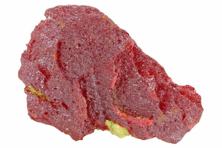 Vibrant-Red Realgar Specimen with Orpiment - Russia #256988